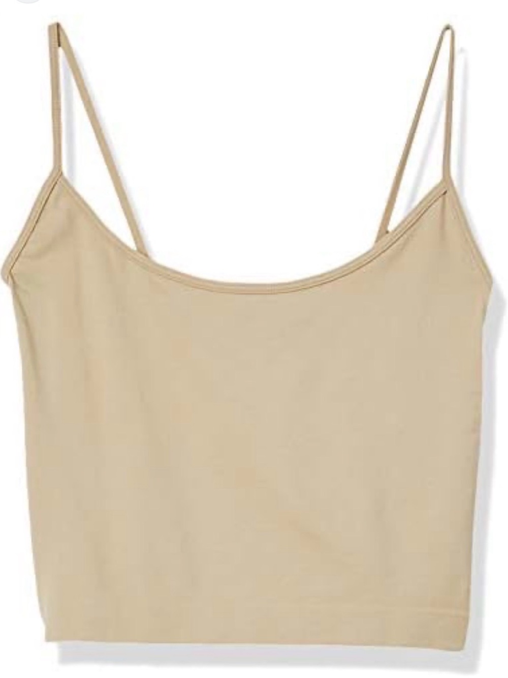 🧡 Bela Criacao Beige Spaghetti Strap Tank Top/ Cami